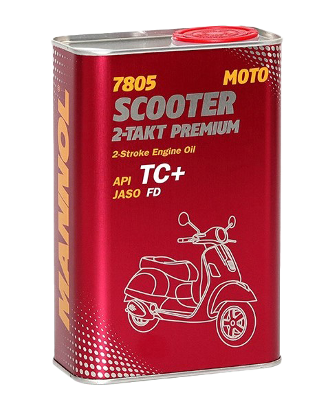 Моторное масло Mannol 2-TAKT Premium Scooter, 1л (Mannol: MN7805-1ME)